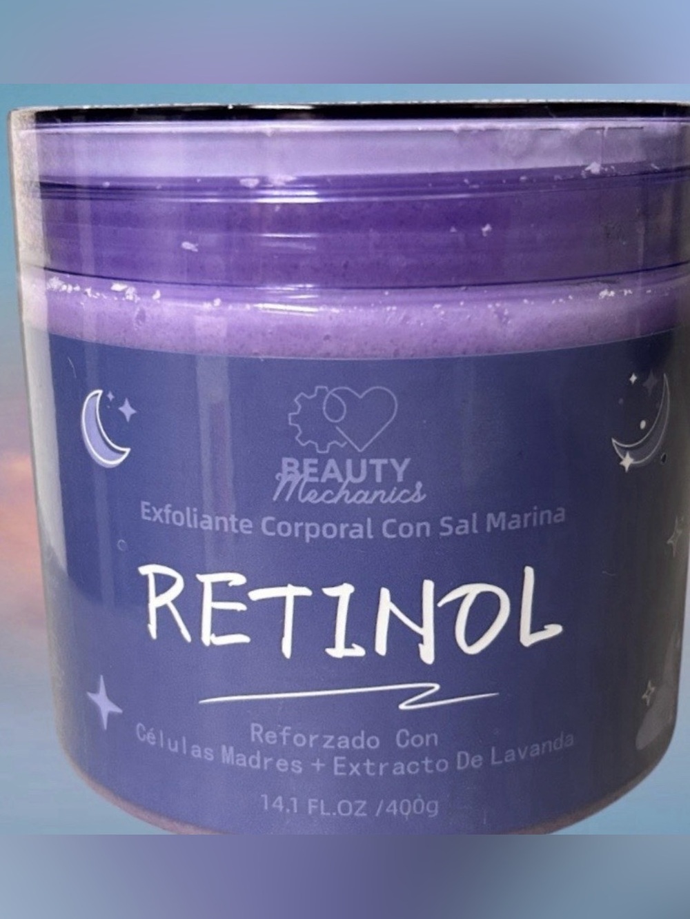 Beauty Mechanics Retinol Body Exfoliant - Lavender